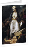 Greece on the Ruins of Missolonghi by Eugene Delacroix
