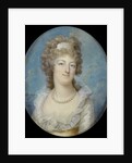 Portrait of Queen Marie Antoinette with a Pearl Necklace, 1792 by François Dumont