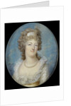 Portrait of Queen Marie Antoinette with a Pearl Necklace, 1792 by François Dumont