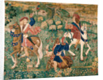 Falconry Scene, c. 1500 by French master