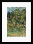 An Orchard under the Church of Bihorel, 1884 by Paul Eugéne Henri Gauguin
