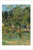An Orchard under the Church of Bihorel, 1884 by Paul Eugéne Henri Gauguin
