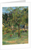 An Orchard under the Church of Bihorel, 1884 by Paul Eugéne Henri Gauguin
