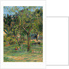 An Orchard under the Church of Bihorel, 1884 by Paul Eugéne Henri Gauguin