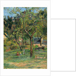 An Orchard under the Church of Bihorel, 1884 by Paul Eugéne Henri Gauguin
