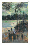 The Fire at the River Bank, 1886 by Paul Eugéne Henri Gauguin