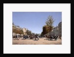 View of the Champs-Elysees from the Place de lEtoile in Paris, 1878 by Edmond Grandjean