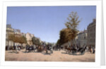 View of the Champs-Elysees from the Place de lEtoile in Paris, 1878 by Edmond Grandjean