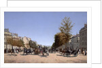 View of the Champs-Elysees from the Place de lEtoile in Paris, 1878 by Edmond Grandjean
