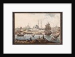 The Yeni Cami and the Port of Istanbul, Second Half of the 18th cen by Jean-Baptiste Hilair