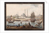 The Yeni Cami and the Port of Istanbul, Second Half of the 18th cen by Jean-Baptiste Hilair