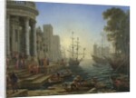 Seaport with the Embarkation of Saint Ursula, 1641 by Claude Lorrain