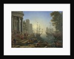 Seaport with the Embarkation of Saint Ursula, 1641 by Claude Lorrain