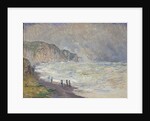 Heavy Sea at Pourville, 1897 by Claude Monet