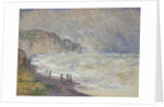 Heavy Sea at Pourville, 1897 by Claude Monet
