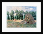 Haystacks, 1885 by Claude Monet