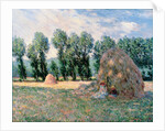 Haystacks, 1885 by Claude Monet