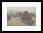 Haystacks, midday, 1890 by Claude Monet