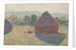 Haystacks, midday, 1890 by Claude Monet