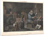 The Alchemist (after painting by David Teniers), Late 18th cent by Jacques Louis Perée
