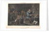 The Alchemist (after painting by David Teniers), Late 18th cent by Jacques Louis Perée