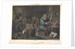 The Alchemist (after painting by David Teniers), Late 18th cent by Jacques Louis Perée