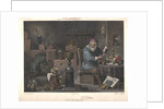 The Alchemist (after painting by David Teniers), Late 18th cent by Jacques Louis Perée