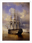 Russian battleship Imperator Aleksandr I (Emperor Alexander I), 1840 by Ferdinand Victor Perrot