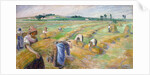 The Harvest by Camille Pissarro