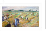 The Harvest by Camille Pissarro