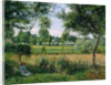 Morning Sunlight Effect, Eragny, 1899 by Camille Pissarro