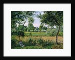 Morning Sunlight Effect, Eragny, 1899 by Camille Pissarro
