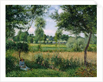 Morning Sunlight Effect, Eragny, 1899 by Camille Pissarro