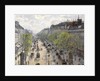 Boulevard Montmartre, Spring by Camille Pissarro