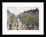 Boulevard Montmartre, Spring by Camille Pissarro
