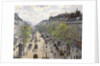Boulevard Montmartre, Spring by Camille Pissarro