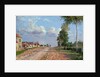Route de Versailles, Rocquencourt by Camille Pissarro