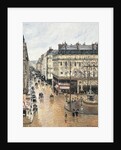 Rue Saint-HonorÃ© in the Afternoon. Effect of Rain by Camille Pissarro