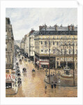 Rue Saint-HonorÃ© in the Afternoon. Effect of Rain by Camille Pissarro