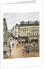 Rue Saint-HonorÃ© in the Afternoon. Effect of Rain by Camille Pissarro