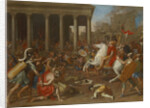 The Destruction of the Temple of Jerusalem by Emperor Titus, 1638 by Nicolas Poussin