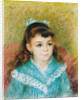 Portrait of a Young Girl (Elisabeth MaÃ®tre) by Pierre-Auguste Renoir