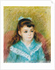 Portrait of a Young Girl (Elisabeth MaÃ®tre) by Pierre-Auguste Renoir