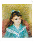 Portrait of a Young Girl (Elisabeth MaÃ®tre) by Pierre-Auguste Renoir