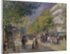 The Grands Boulevards, 1875 by Pierre Auguste Renoir