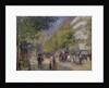 The Grands Boulevards, 1875 by Pierre Auguste Renoir