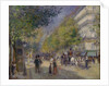 The Grands Boulevards, 1875 by Pierre Auguste Renoir