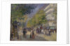 The Grands Boulevards, 1875 by Pierre Auguste Renoir