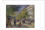 The Grands Boulevards, 1875 by Pierre Auguste Renoir