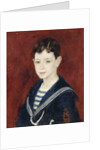 Fernand Halphen as a Boy by Pierre-Auguste Renoir